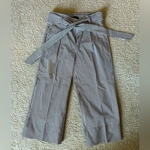 Banana republic striped crop pants